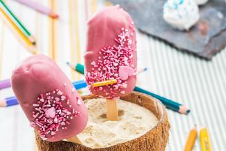 Cheesecake am Stiel | Foto: Lexpix Cheesecake am Stiel