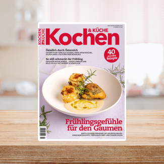 Kochen & Küche Magazin Cover Ausgabe 2/26 März April