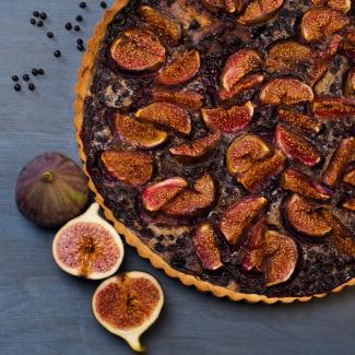 Feigen-Rezepte: Feigen-Hollerbeeren-Tarte