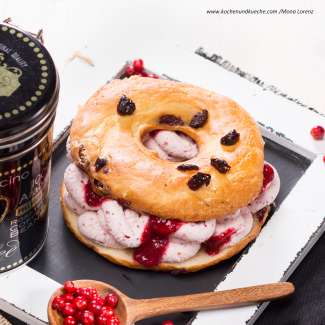 Bagels mit Preiselbeercreme