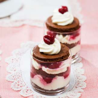 Schwarzwälder-Kirsch im Glas