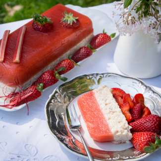 Rhabarber-Milchreisterrine