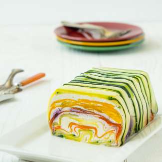 Bunte Karotten-Zucchini-Terrine