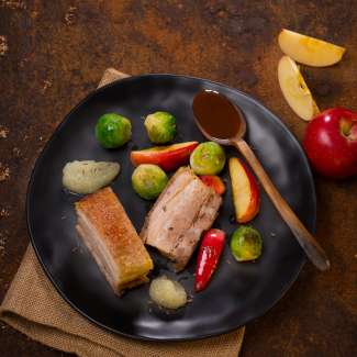 Gebratenes Bauchfleisch