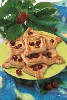 Kirschen-Plundergebäck