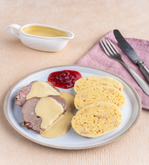 Gespickter Karreebraten