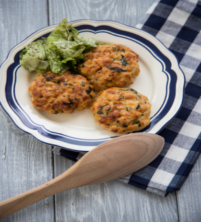 Kaspressknödel aus dem Backofen