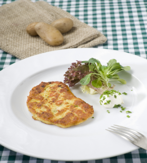 Erdäpfelschnitzel 