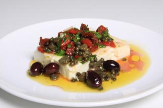 Lauwarmer Schafkäse