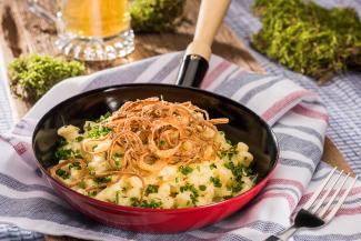 Laktosearme Käsespätzle