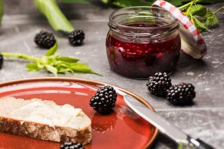 Brombeermarmelade mit Traubenzucker