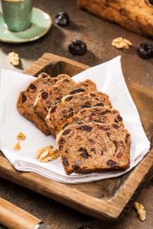 Früchtebrot mit Rotwein