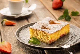 Erdbeer-Rhabarber-Kuchen