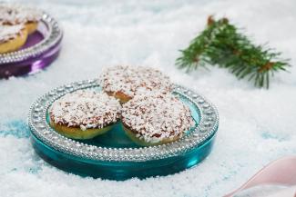 Schokolade-Kokos-Plätzchen