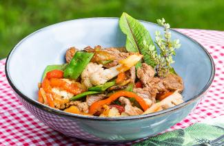 Rindsfilet-Wok