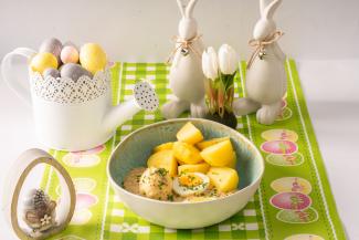 Eier in Senfsauce