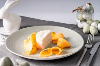 Schinkenmousse mit Melonensalat