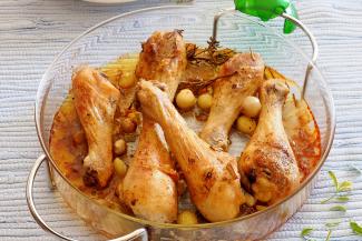 Huhn auf mediterrane Art