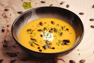 Apfel-Kürbis-Suppe