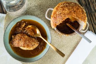 Französische Zwiebelsuppe