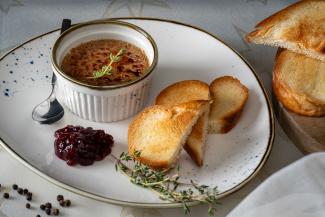 Gänseleber-Crème-brûlée