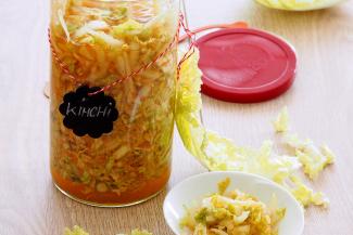Kimchi mit Chinakohl und Rettich