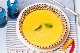 Kalte Melonensuppe mit Chili
