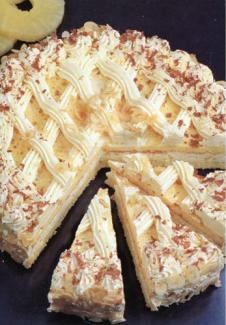 Bild zu: Ananastorte