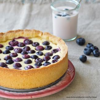 Heidelbeertopfenkuchen