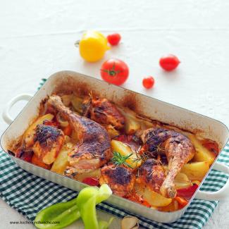 Sonntagshendl aus der Bratenform