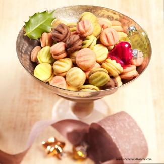 Farbenfrohe Puddingkekse