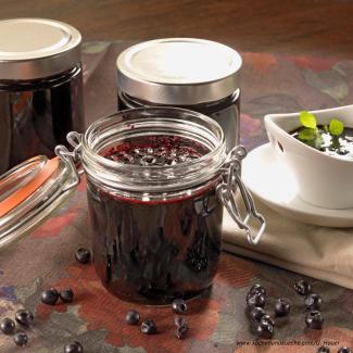 Heidelbeerkompott mit "Schwips"