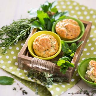 Kräuter-Schinken-Soufflé