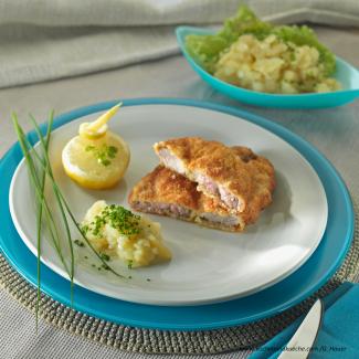 Panierte Schopfsteaks