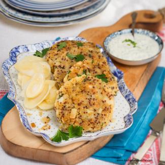 Quinoa-Bulgur-Pastinaken-Laibchen