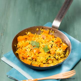 Reis-Kürbis-Pfanne