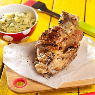 Schweinsstelze vom Kugelgrill