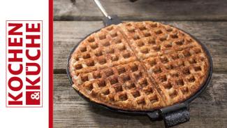 Gegrillte Waffeln