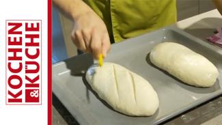 Weißbrot backen