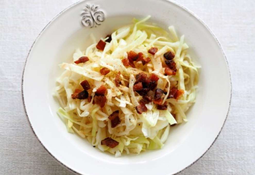 Warmer Krautsalat » herzhafte Gerichte &amp; Speisen