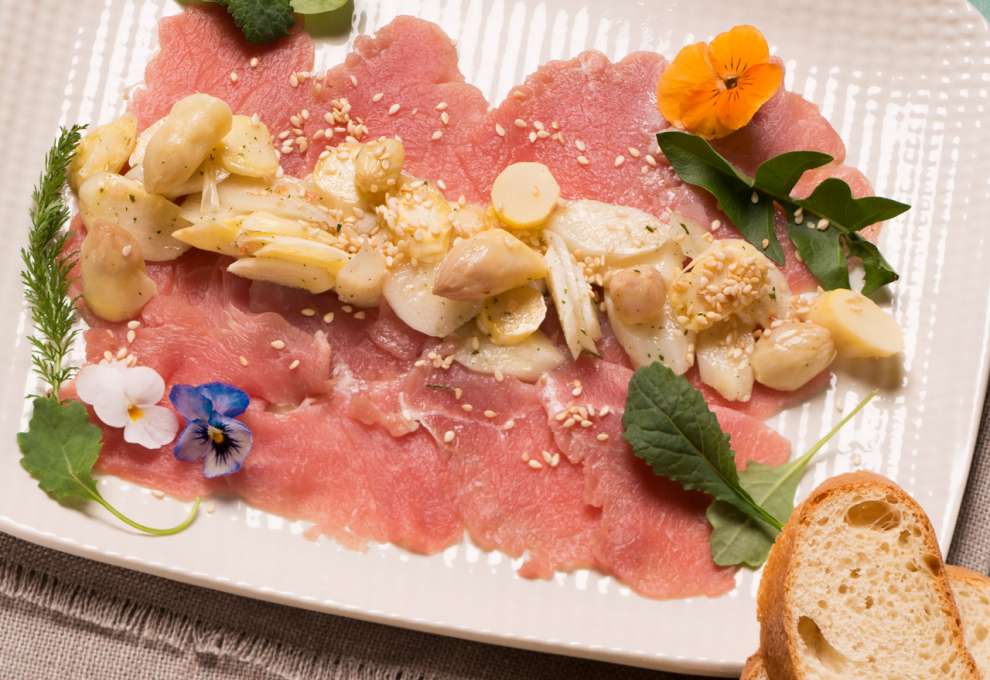 Kalbfleisch-Carpaccio