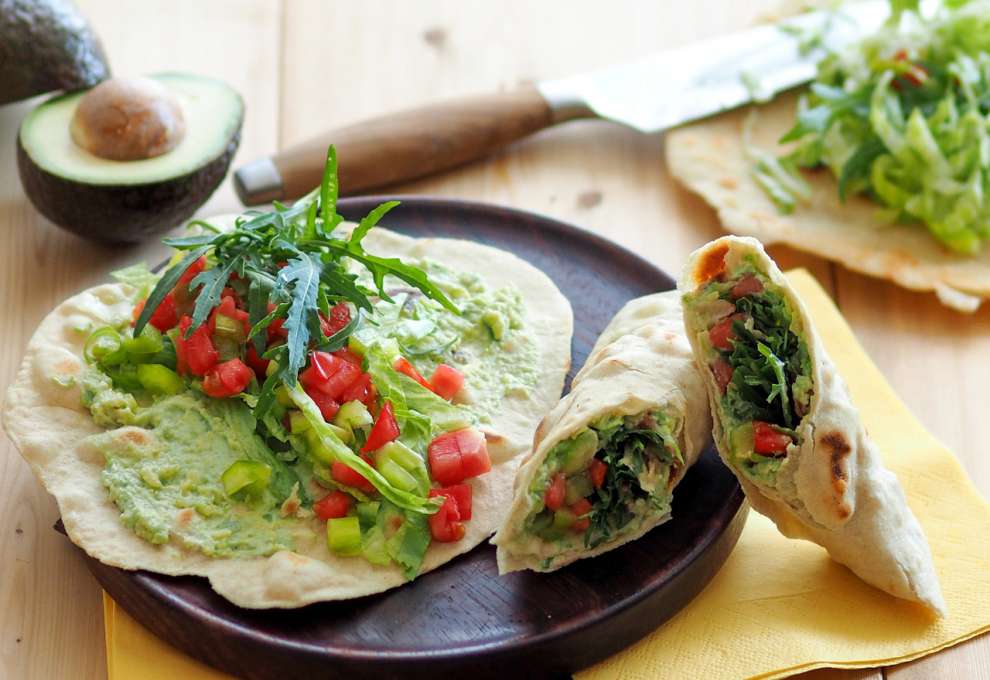 Wraps mit Avocado » herzhafte Gerichte &amp; Speisen
