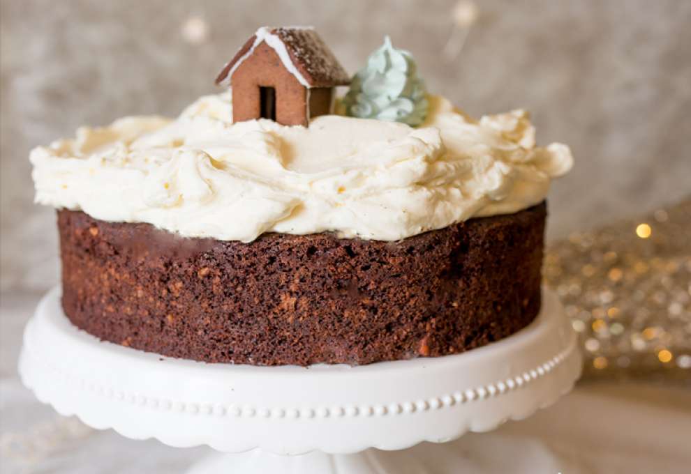 Schokoladen-Walnuss-Torte