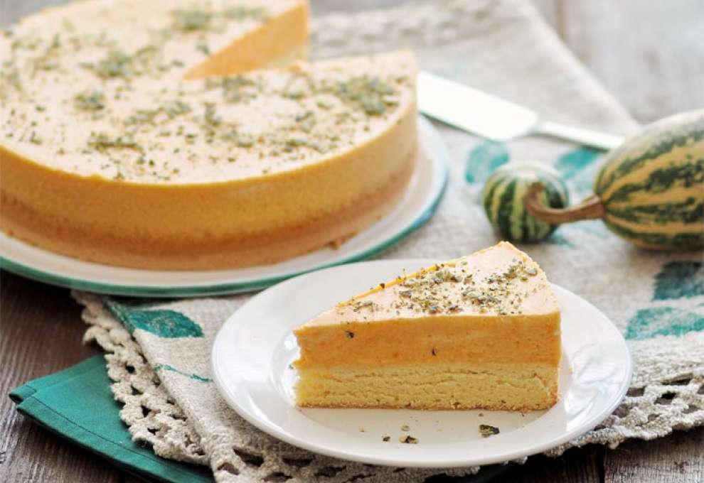 Kürbiscremetorte