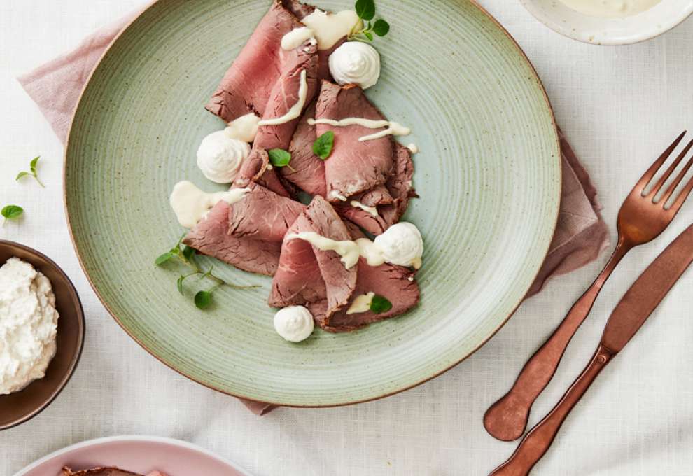 Roastbeef mit Krenmousse