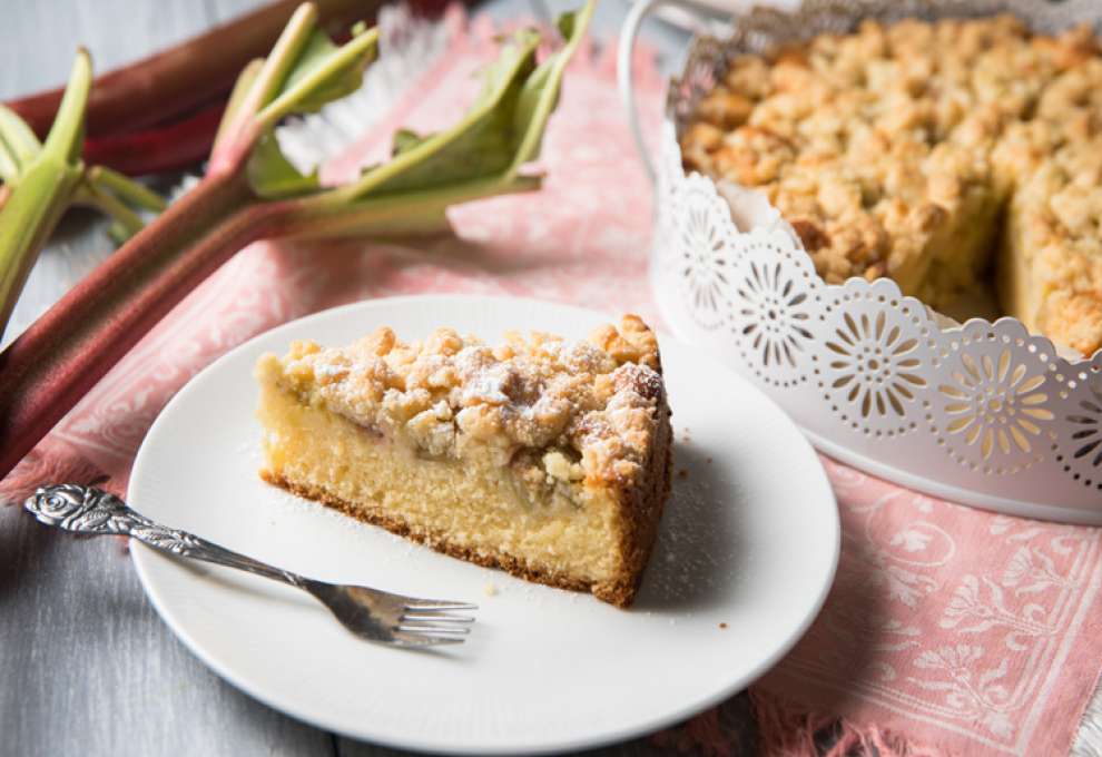 Rhabarber-Streusel-Kuchen