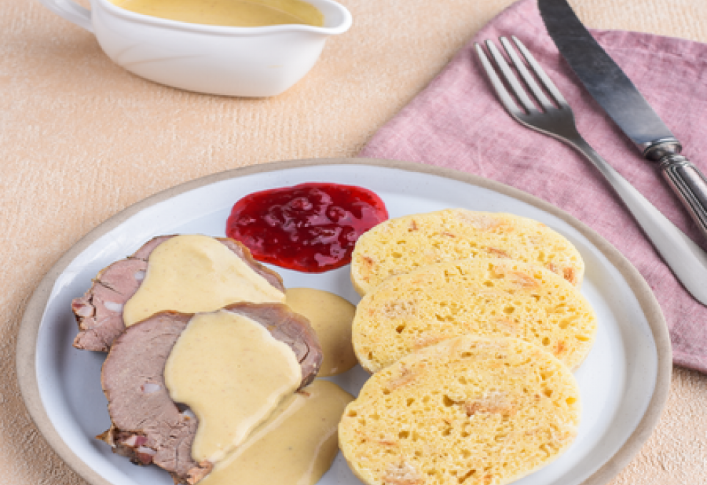 Gespickter Karreebraten