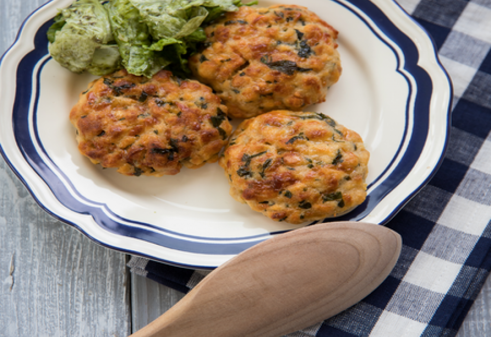 Kaspressknödel aus dem Backofen