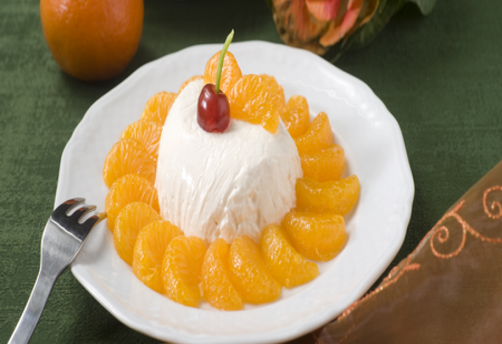 Grießcreme mit Mandarinen » herzhafte Gerichte &amp; Speisen
