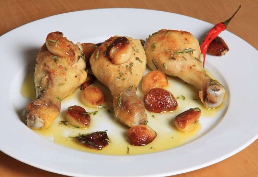 Knoblauch-Huhn » herzhafte Gerichte &amp; Speisen